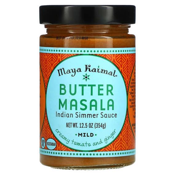 Maya Kaimal, Butter Masala, индийский соус на медленном огне, мягкий, 354 г (12,5 унции)