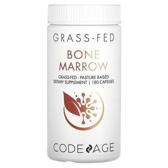 Codeage, Grass-Fed, костный мозг животных, выращенных на пастбище, 180 капсул