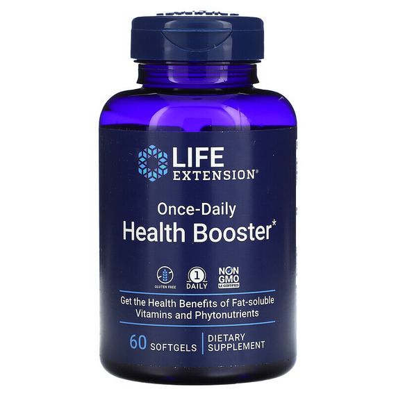 Life Extension, Once-Daily Health Booster, 60 мягких таблеток