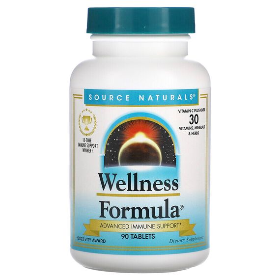 Source Naturals, Wellness Formula, 90 таблеток