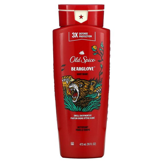 Old Spice, Гель для душа, Bearglove, 473 мл (16 жидк. Унций)