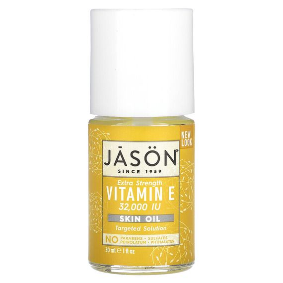 Jason Natural, масло усиленного действия для ухода за кожей с витамином Е, 32 000 МЕ, 30 мл (1 жидк. унция)