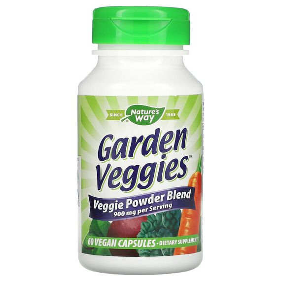 Nature&#39;s Way, Garden Veggies, 60 Vegan Capsules