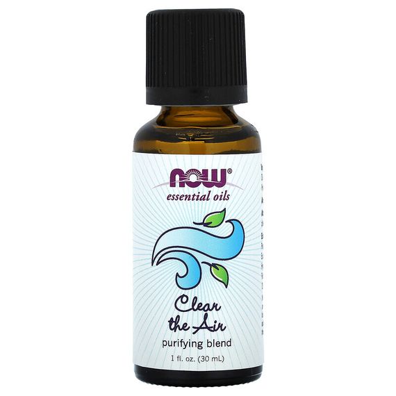 NOW Foods, Essential Oils, Clear the Air, Purifying Blend, 1/3 fl oz (10 ml)