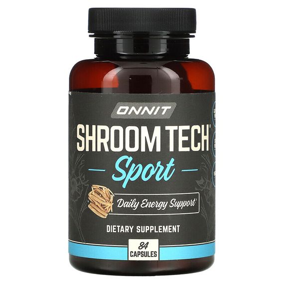 Onnit, Shroom Tech Sport, ежедневная энергетическая поддержка, 84 капсулы