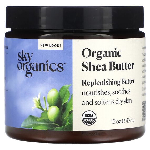 Sky Organics, органическое масло ши, 454 г (16 унций)