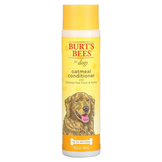 Burt&#39;s Bees, Овсяный кондиционер для собак с коллоидной овсяной мукой и медом, 296 мл (10 жидк. Унций)