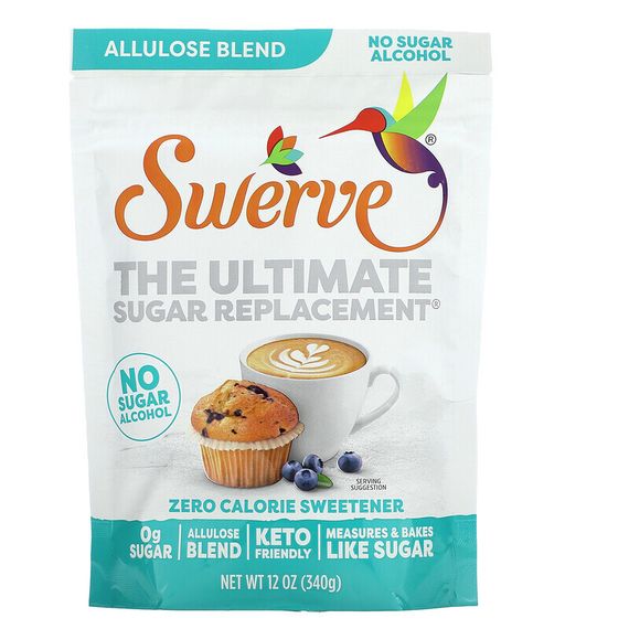 Swerve, The Ultimate Sugar Replacement, смесь аллулозы, 340 г (12 унций)