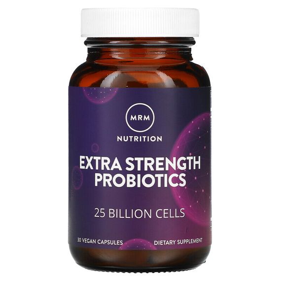 MRM Nutrition, Nutrition, пробиотики с повышенной силой действия, 25 млрд клеток, 30 растительных капсул