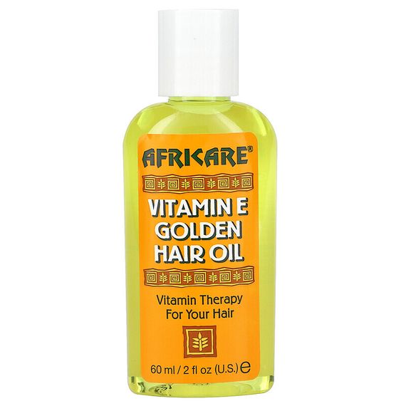 Cococare, Africare, золотистое масло для волос с витамином Е, 60 мл (2 жидк. унции)