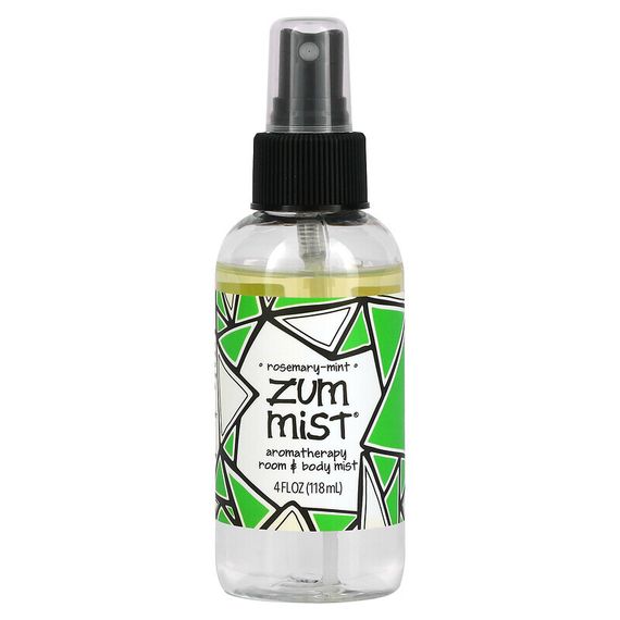 ZUM, Zum Mist, ароматерапевтический спрей для помещения и тела, розмарин и мята, 4 жидк. унц.