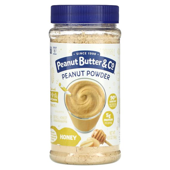 Peanut Butter &amp; Co., Арахисовый порошок, мед, 6,5 унций (184 г)