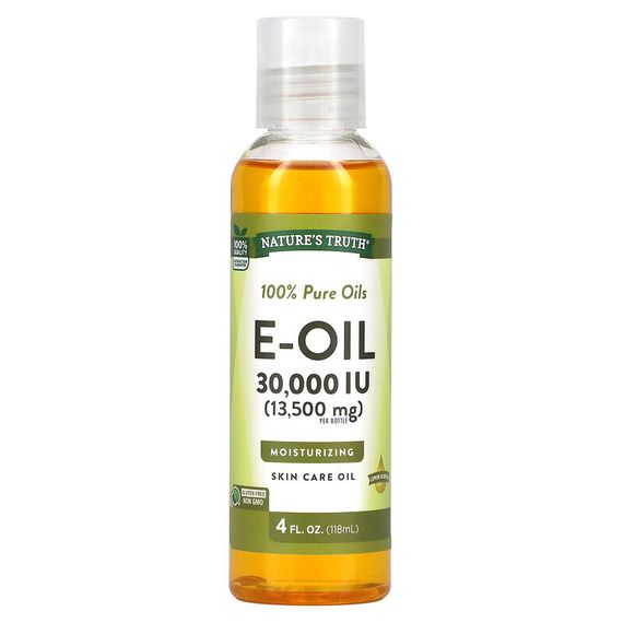 Nature&#39;s Truth, E-Oil, лимон, 30 000 МЕ (13 500 мг), 118 мл (4 жидк. Унции)