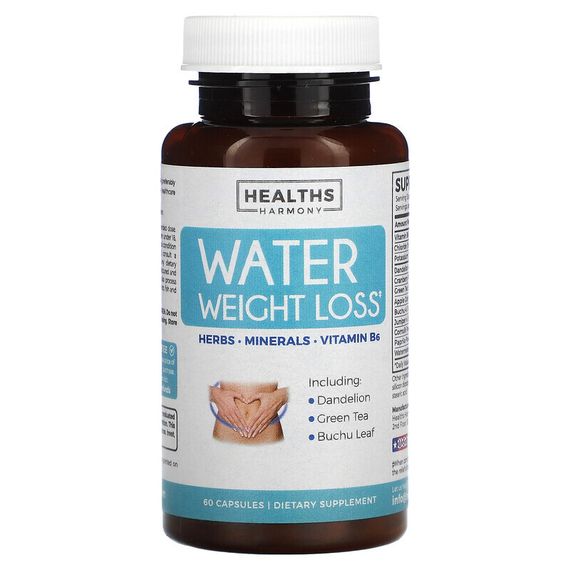 Healths Harmony, Вода для снижения веса`` 60 капсул