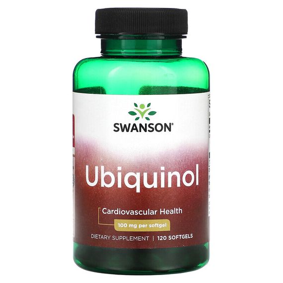 Swanson, Ubiquinol, 100 mg, 120 Softgels