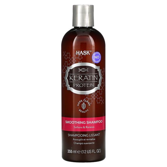 Hask Beauty, Keratin Protein, Smoothing Shampoo, 12 fl oz (355 ml)