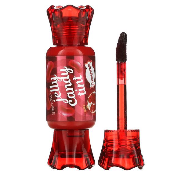 The Saem, Saemmul, Jelly Candy Lip Tint, 01 Pomegranate, 0.35 oz