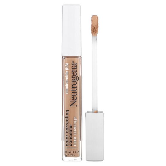 Neutrogena, Clear Coverage Color Correcting Concealer, Peach (Dark Spots), 0.24 fl oz (7.1 ml)