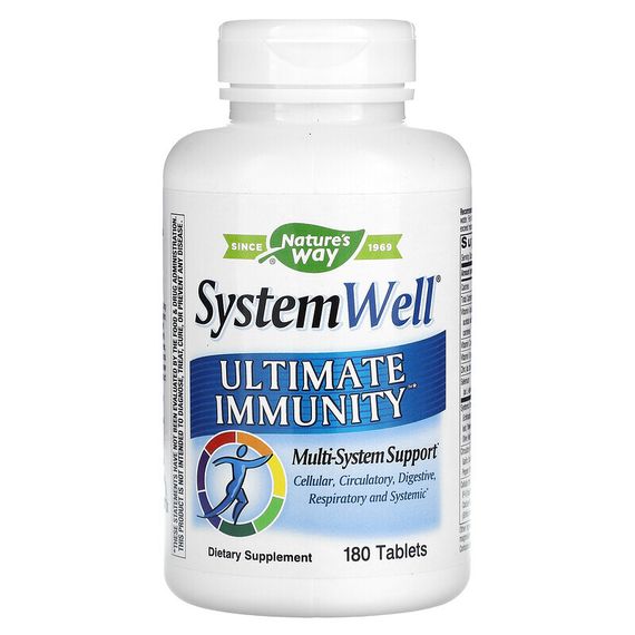 Nature&#39;s Way, System Well, Ultimate Immunity, 180 таблеток