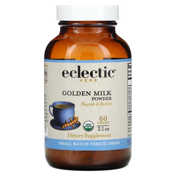 Eclectic Institute, Golden Milk, порошок, 60 г (2,1 унции)