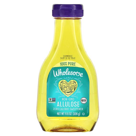 Wholesome Sweeteners, Allulose, Жидкий подсластитель с нулевой калорийностью, 11,5 унций (326 г)