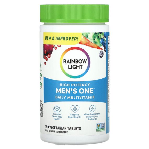 Rainbow Light, Men&#39;s One, мультивитамины для мужчин, 150 таблеток