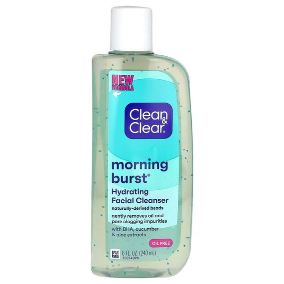 Clean &amp; Clear, Morning Burst, увлажняющее очищающее средство для лица, 240 мл (8 жидк. Унций)