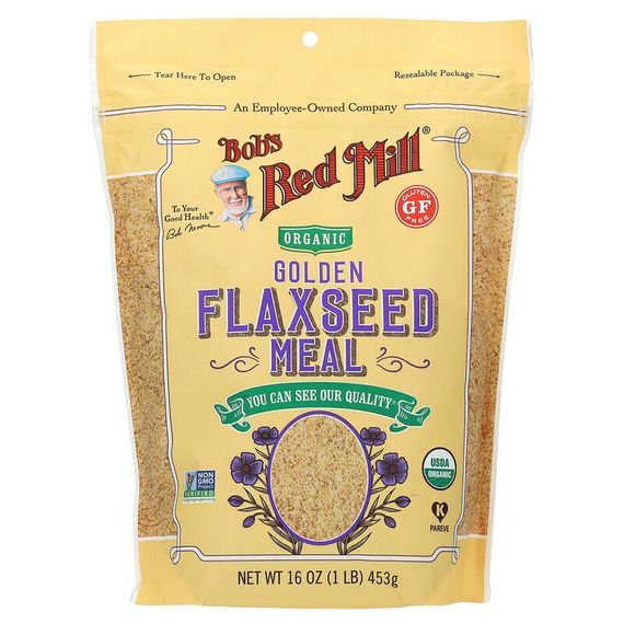 Bob&#39;s Red Mill, Organic Golden Flaxseed Meal, 16 oz (453 g)
