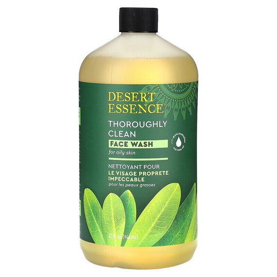 Desert Essence, средство для умывания, глубокое очищение, оригинальное, 946 мл (32 жидк. унции)