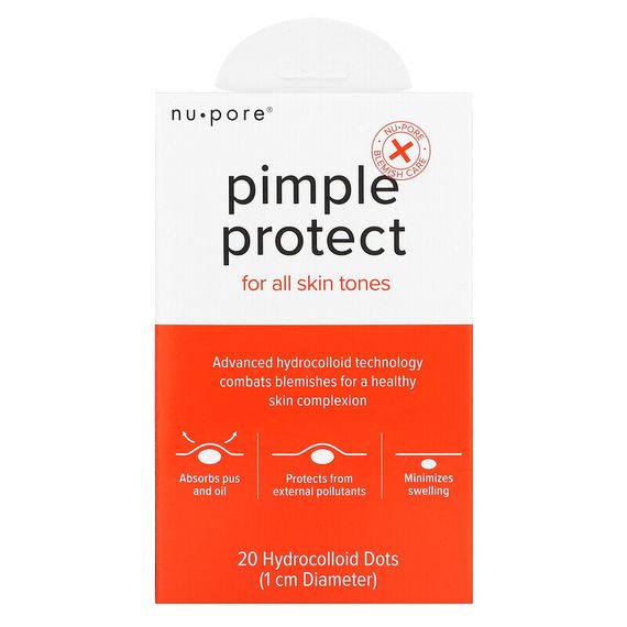 Nu-Pore, Pimple Protect, 20 гидроколлоидных патчей
