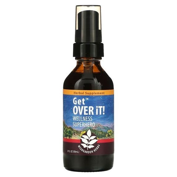 WishGarden Herbs, Get Over It, Wellness-Superheld, 59 ml (2 fl. oz.)