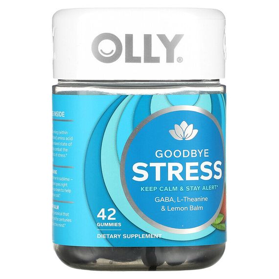 OLLY, Goodbye Stress, ягодная вербена`` 42 жевательных мармеладки