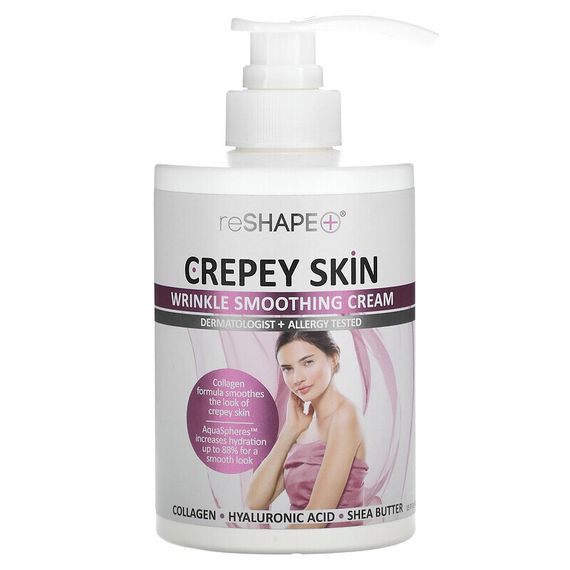 Reshape Plus, Crepey Skin, крем для разглаживания морщин, 444 мл (15 жидк. Унций)