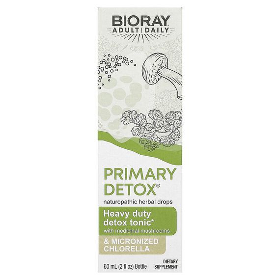 Bioray, Основное очищение, тоник для интенсивной детоксикации, без спирта, 60 мл (2 жидк. унции)